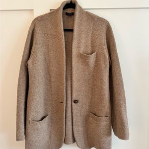 J crew cocoon sweater blazer